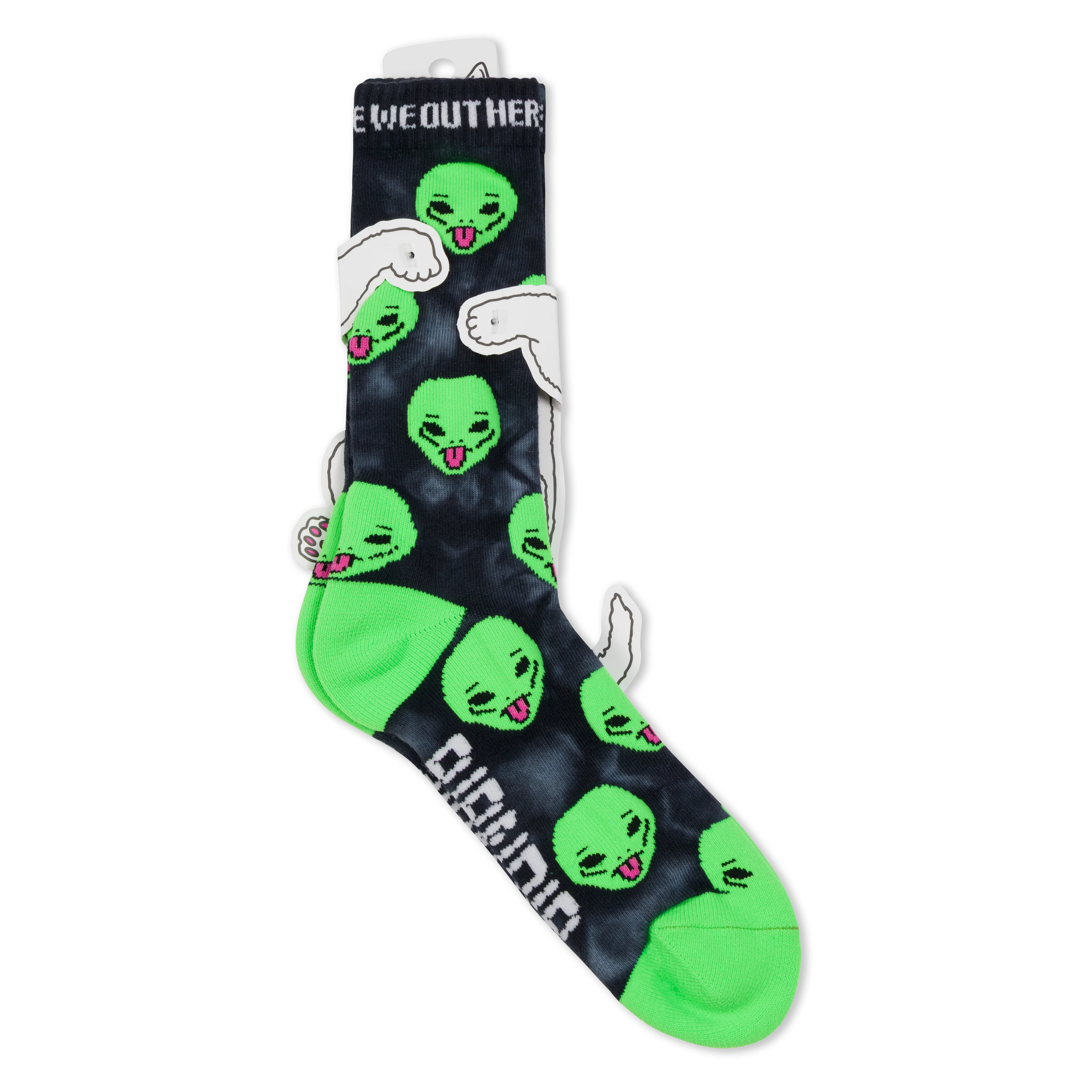 We Out Here Socks (Black Lightning) - Image 3