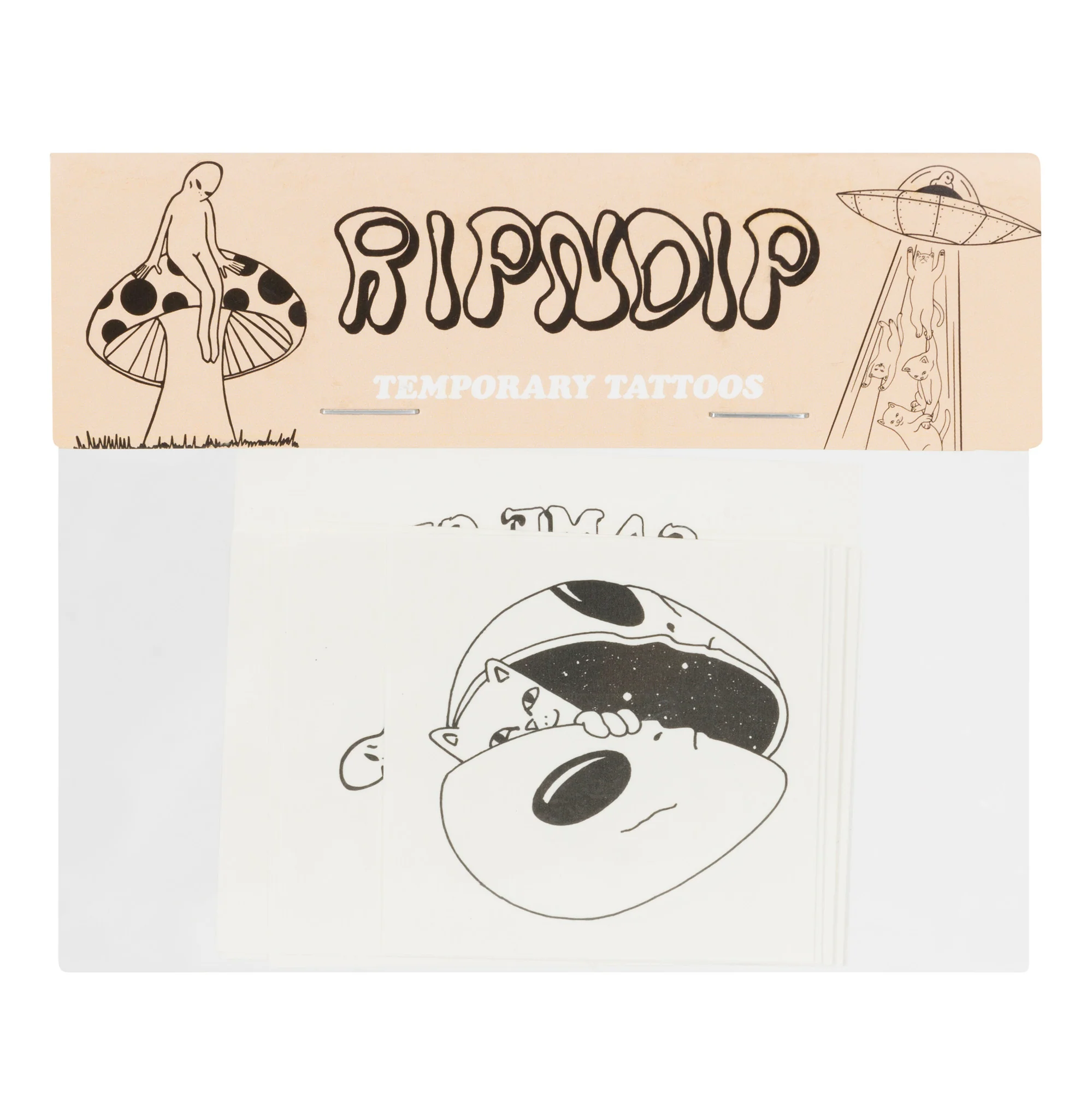 We Out Here Tattoo Sheet (Black)