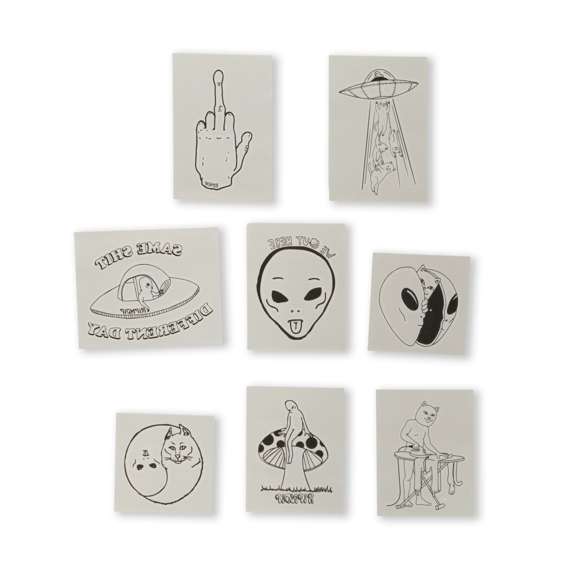 We Out Here Tattoo Sheet (Black) - Image 2