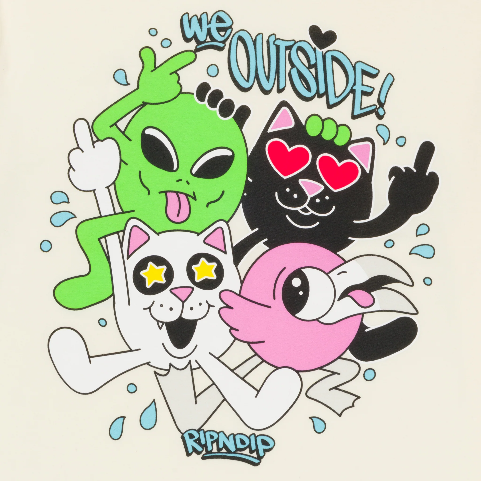We Outside Tee (Natural) - Image 3