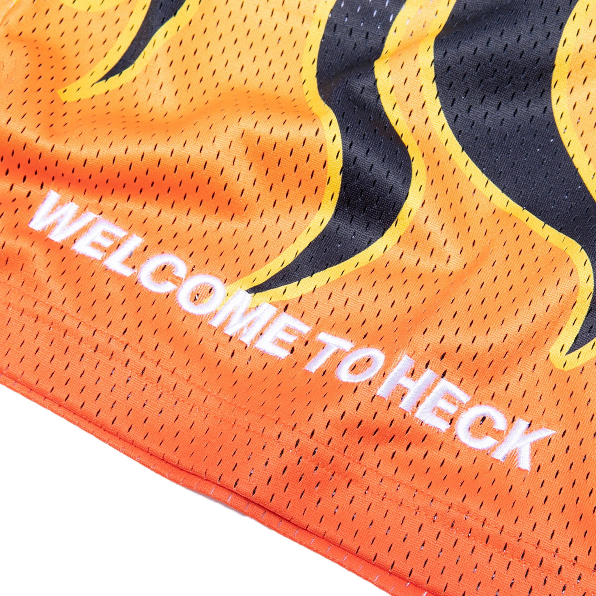 Welcome To Heck Basketball Shorts (Black) - Image 5