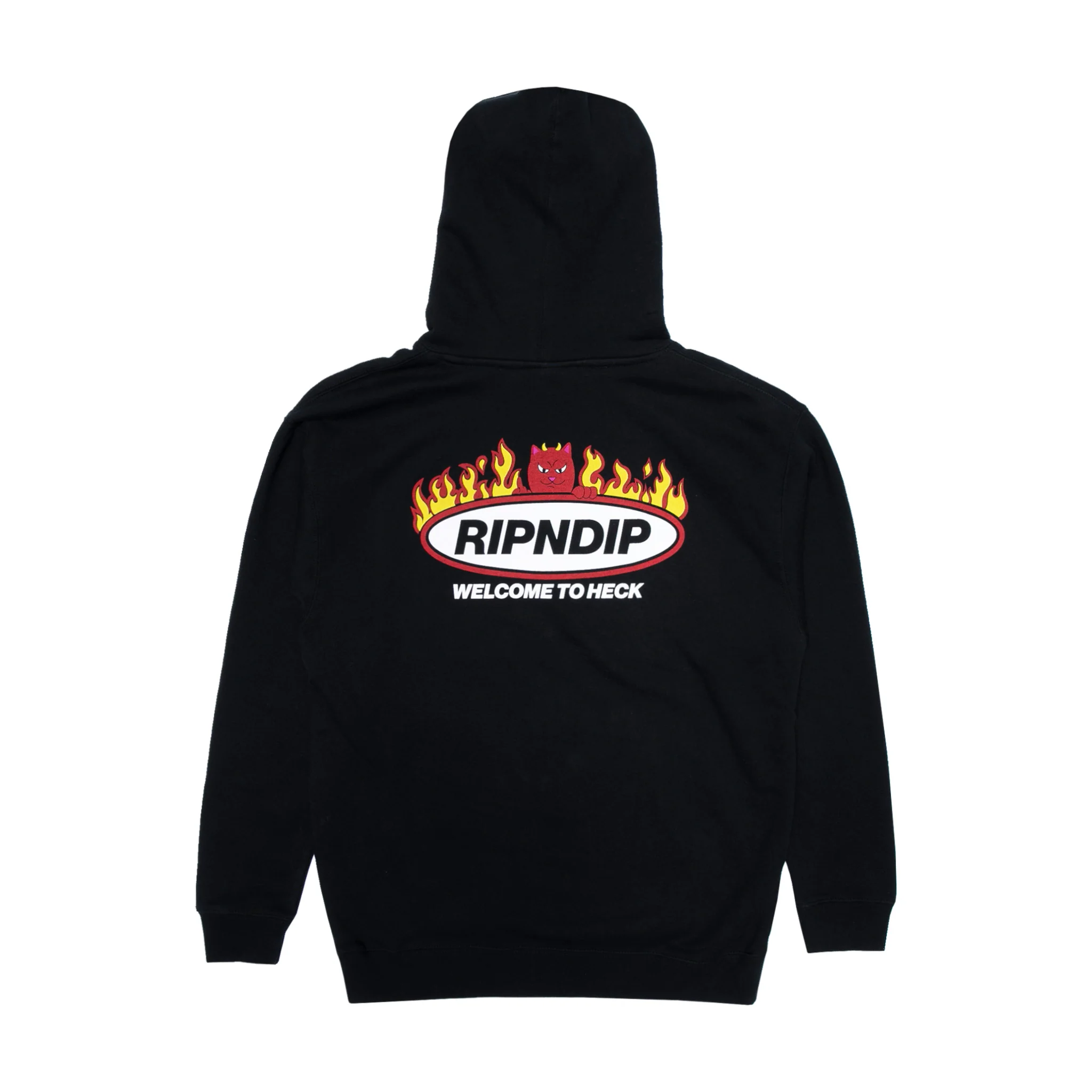 Welcome To Heck Hoodie (Black) - Image 2