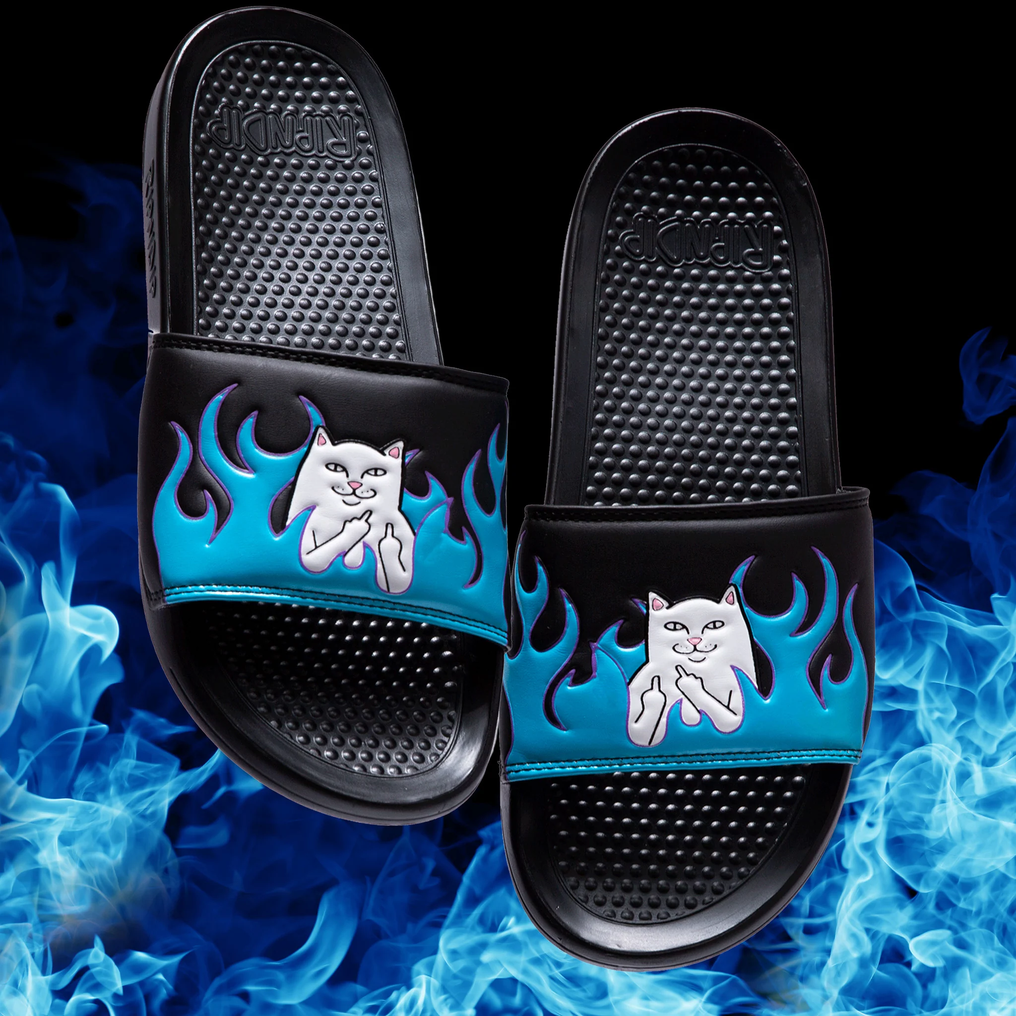 Welcome to Heck Slides (Black/Blue) - Image 3
