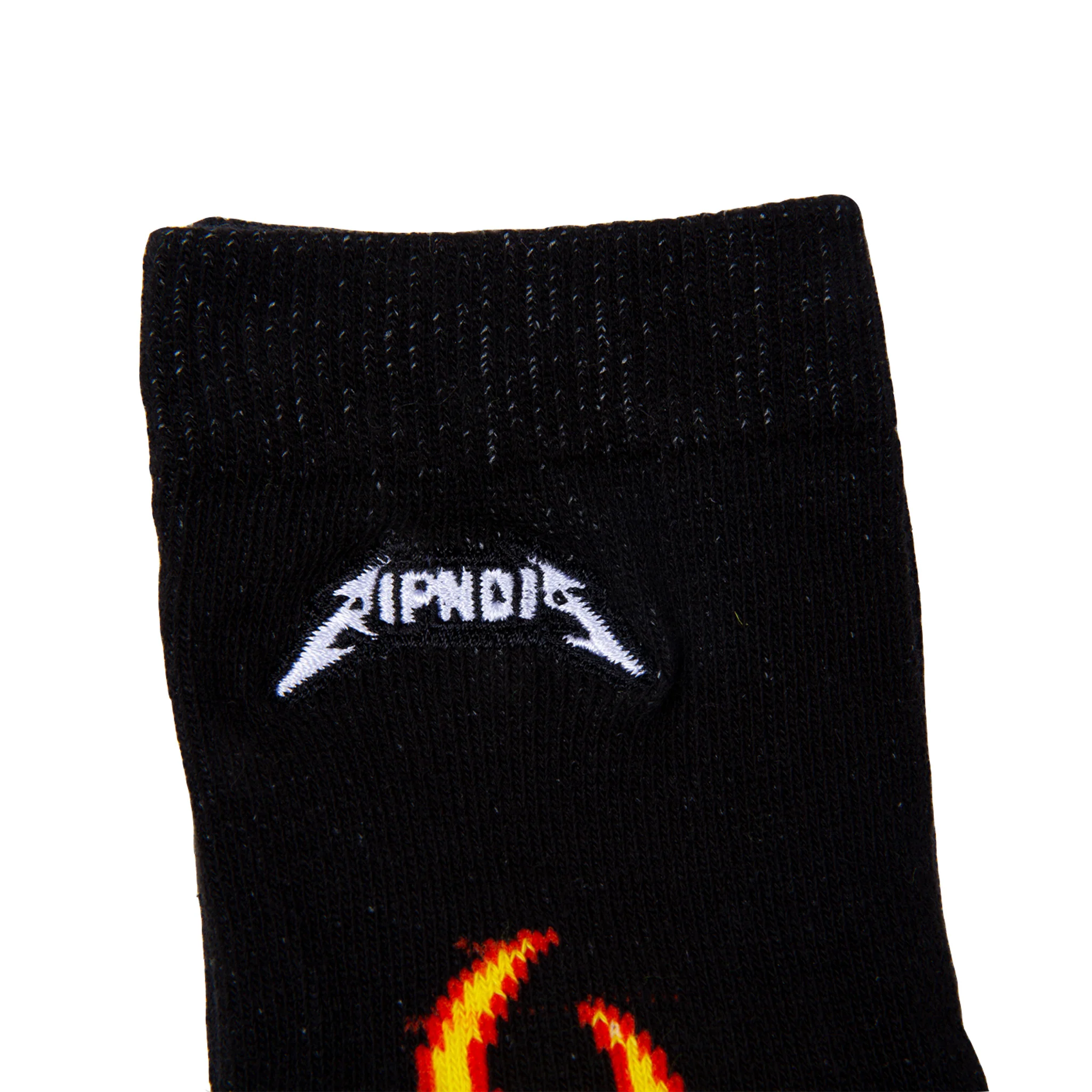 Welcome To Heck Socks (Black / Yellow) - Image 3