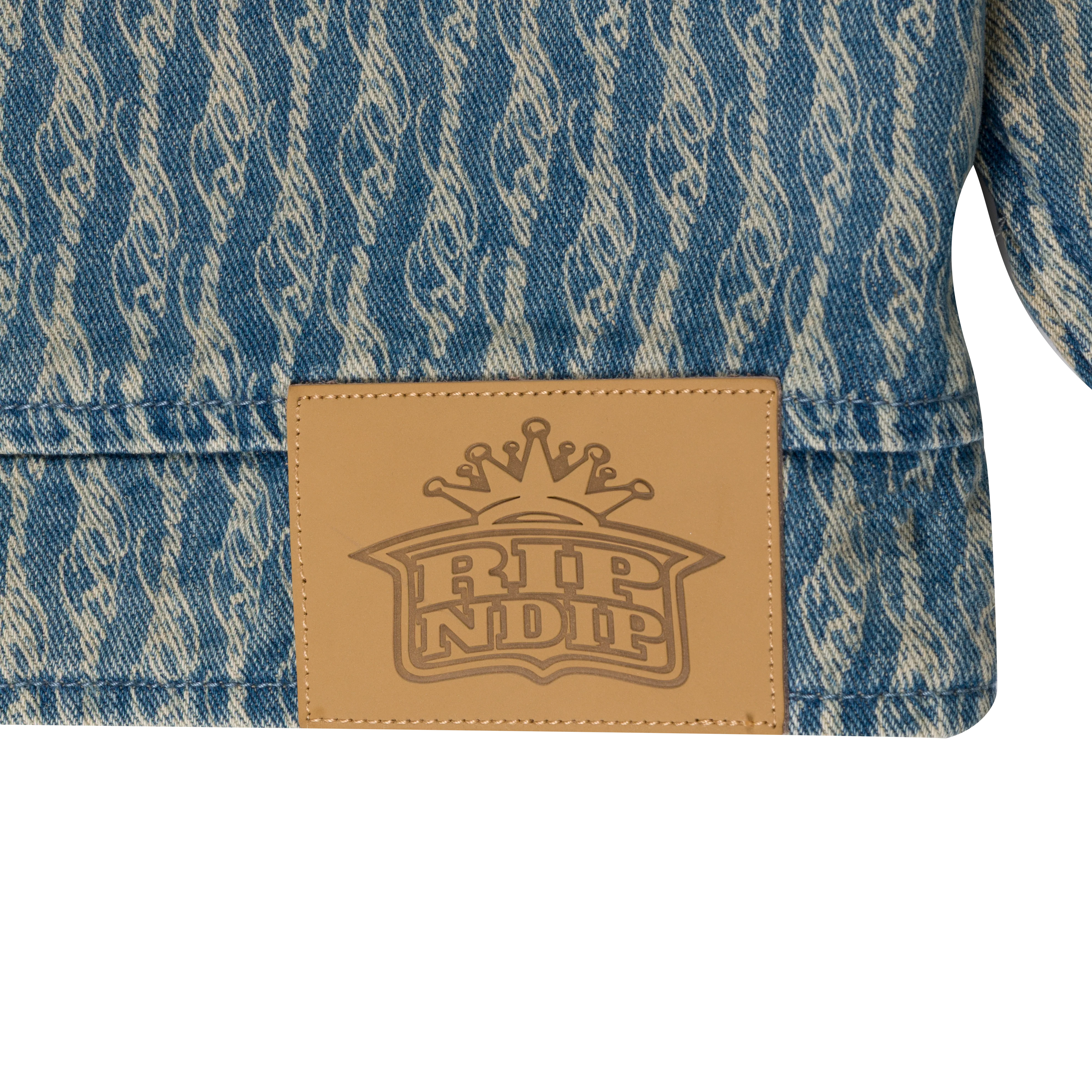Western Roads Reversible Work Jacket (Medium Wash) - Image 11