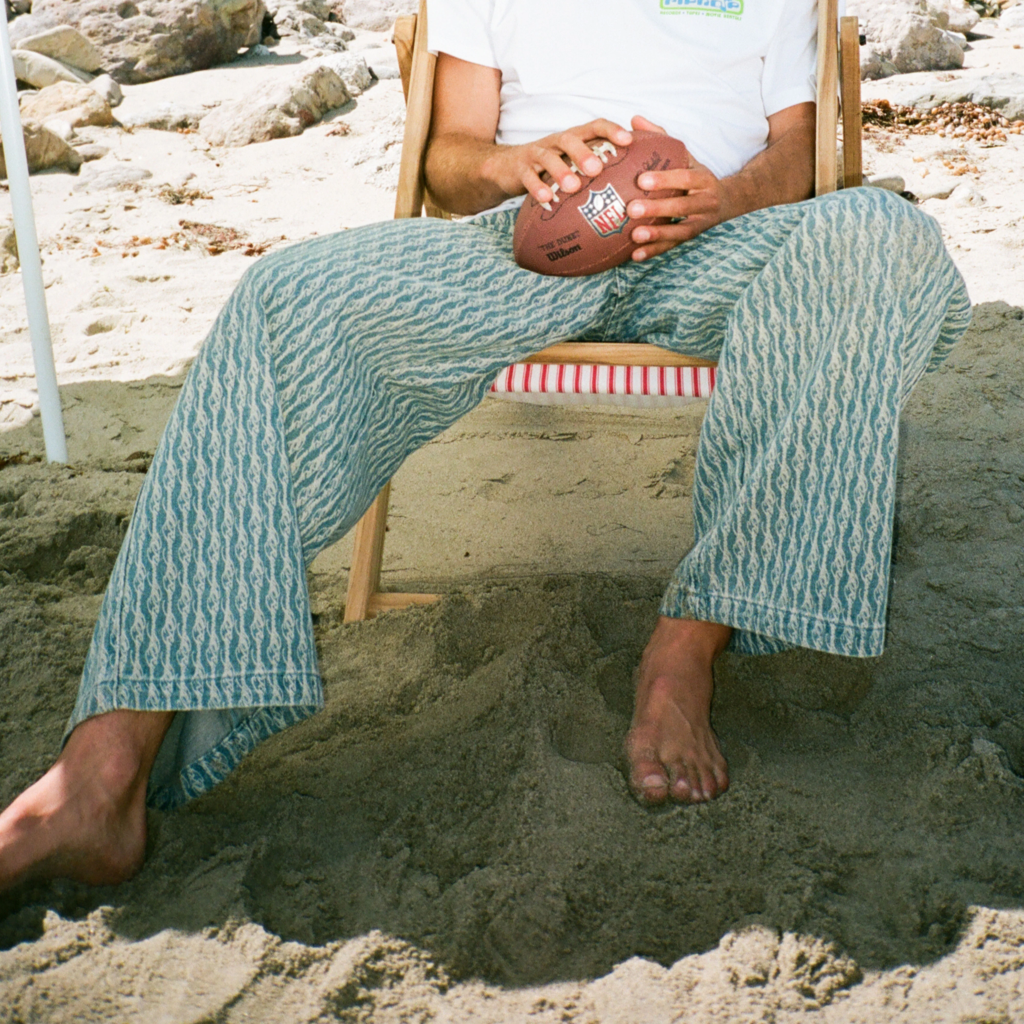 Western Roads Wide Fit Pants (Meidum Wash) - Image 3