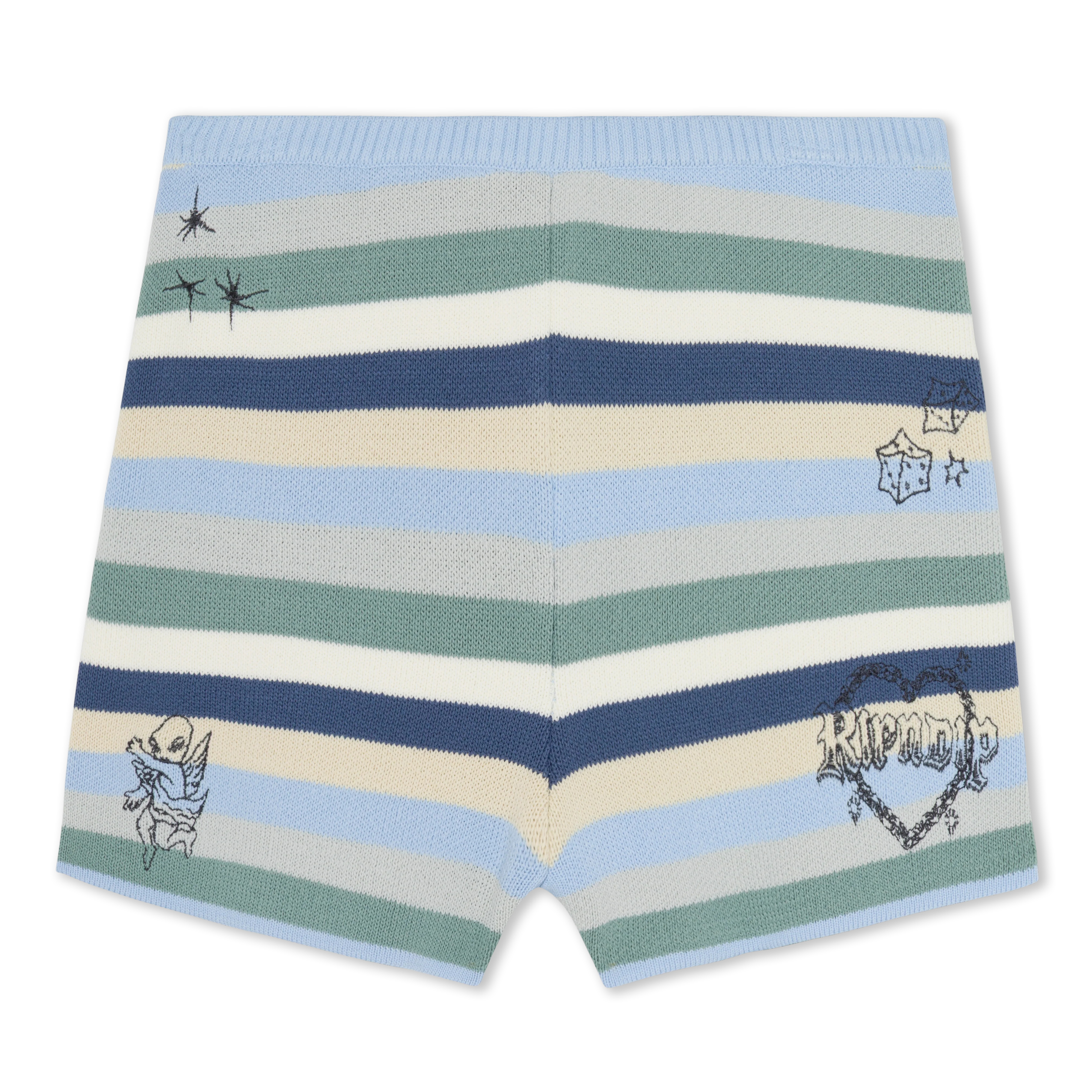Westside Crochet Shorts (Powder Blue)
