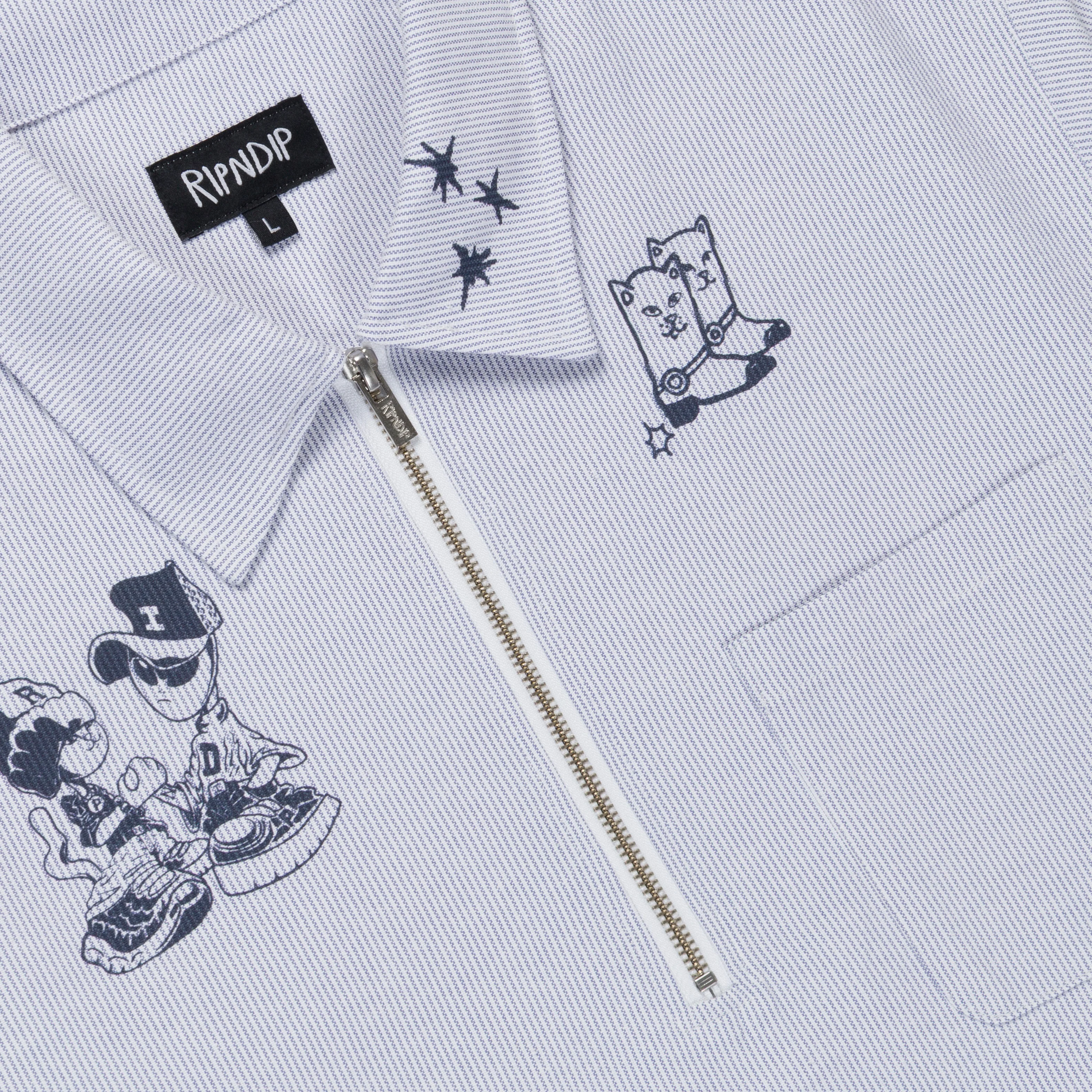 Westside Quarter Zip Shirt (Navy ) - Image 3