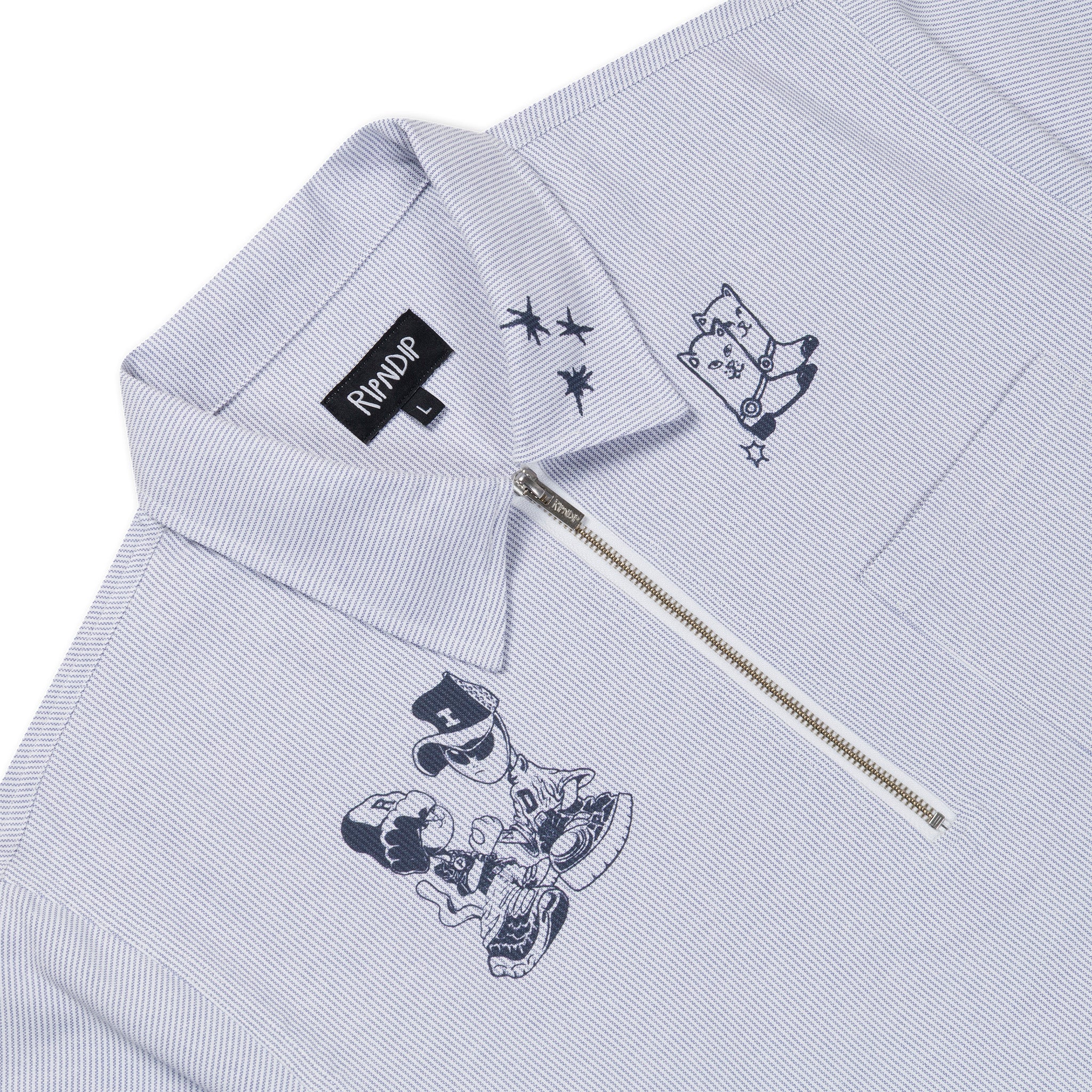 Westside Quarter Zip Shirt (Navy ) - Image 6