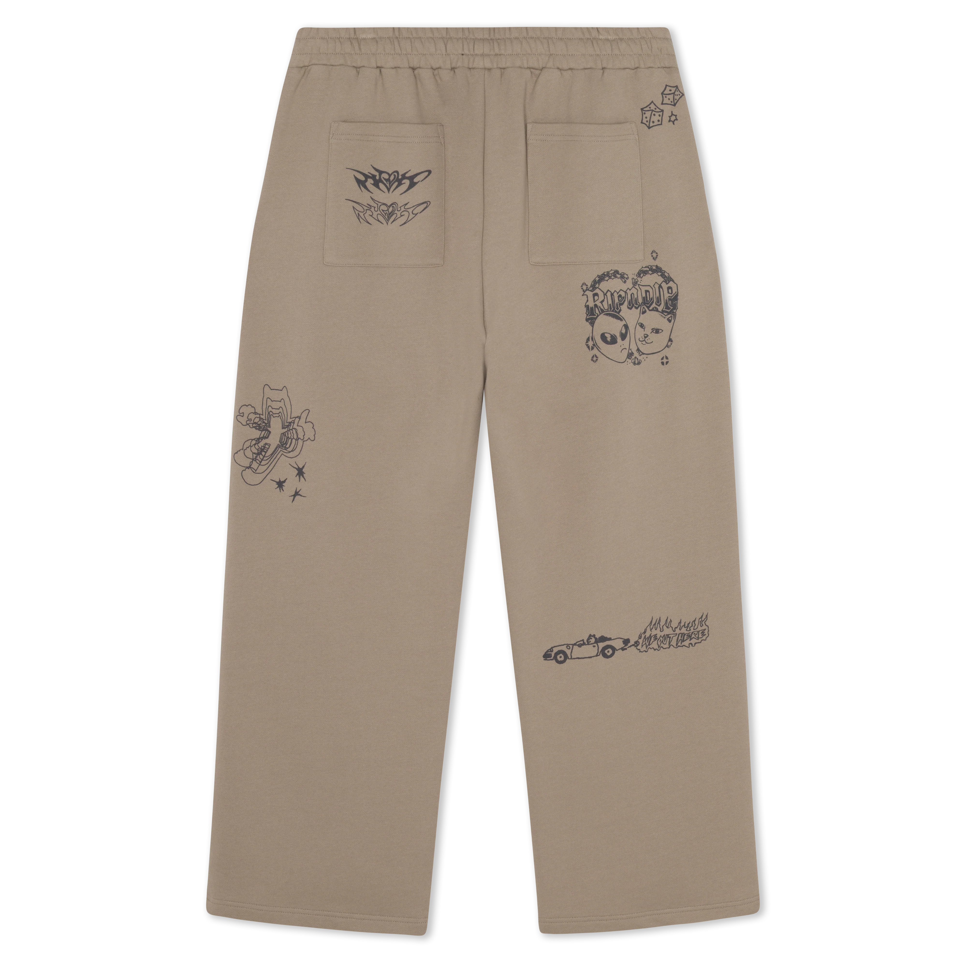 Westside Straight Leg Sweatpants (Dark Sand) - Image 4