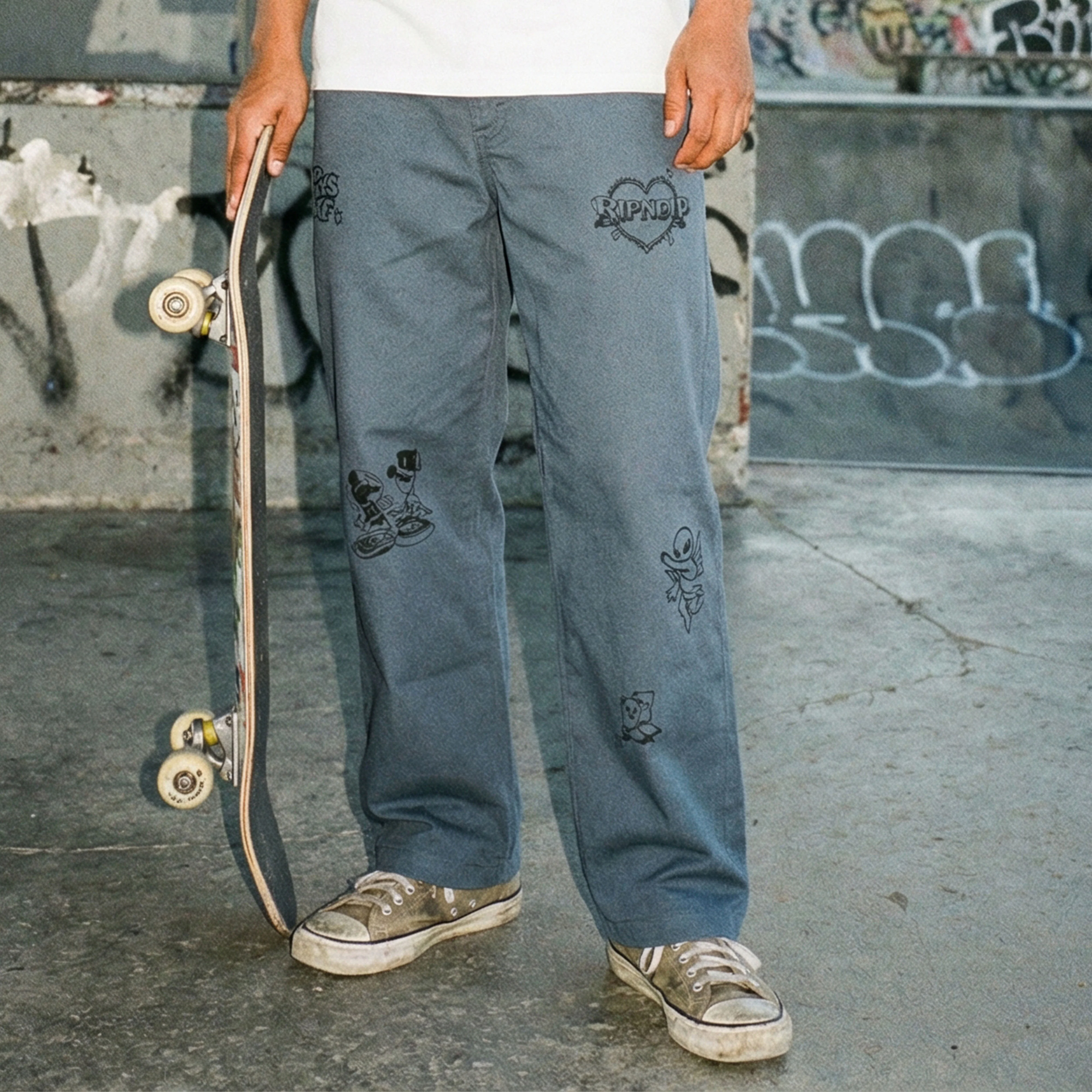 Westside Wide Fit Pants (Slate) - Image 2