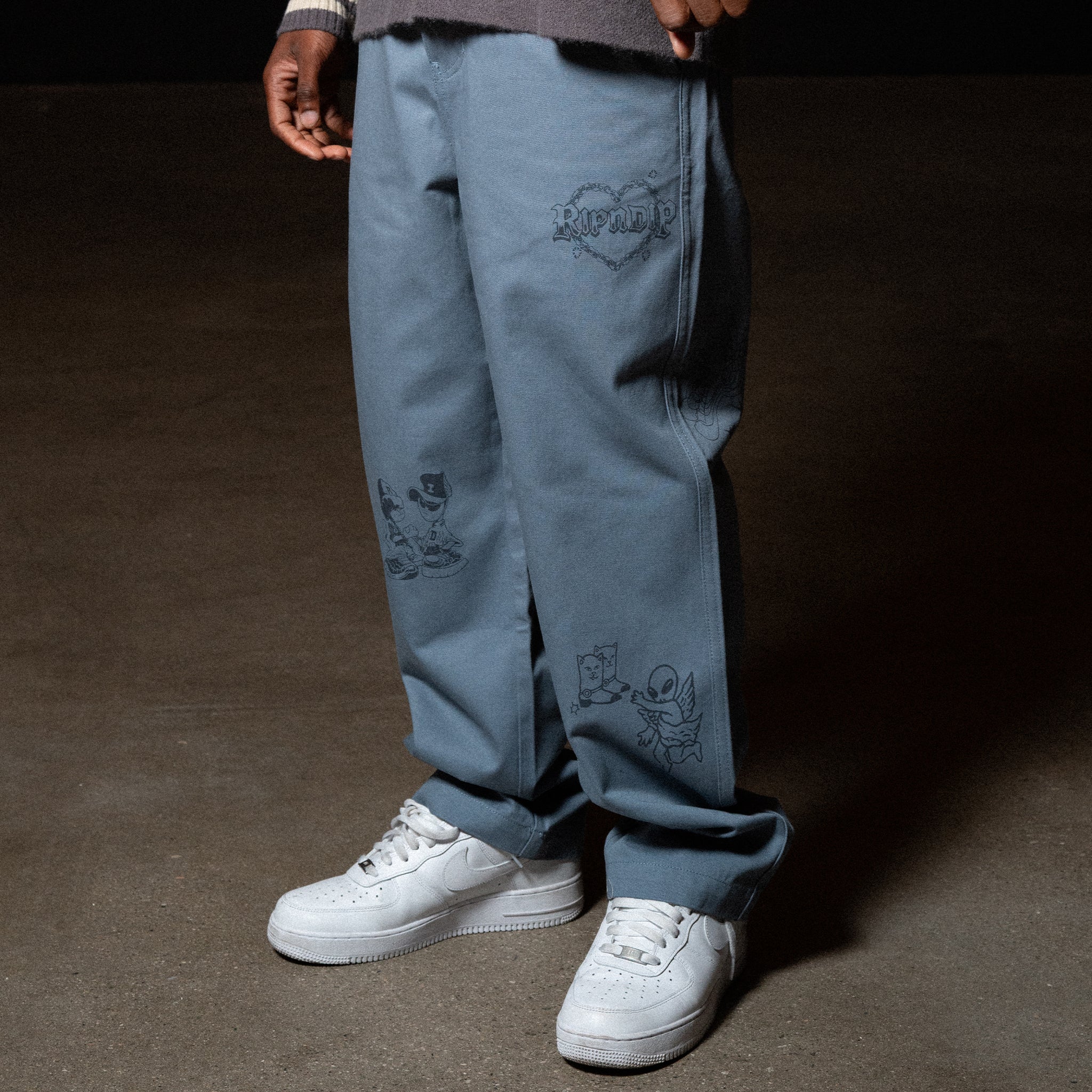 Westside Wide Fit Pants (Slate) - Image 3