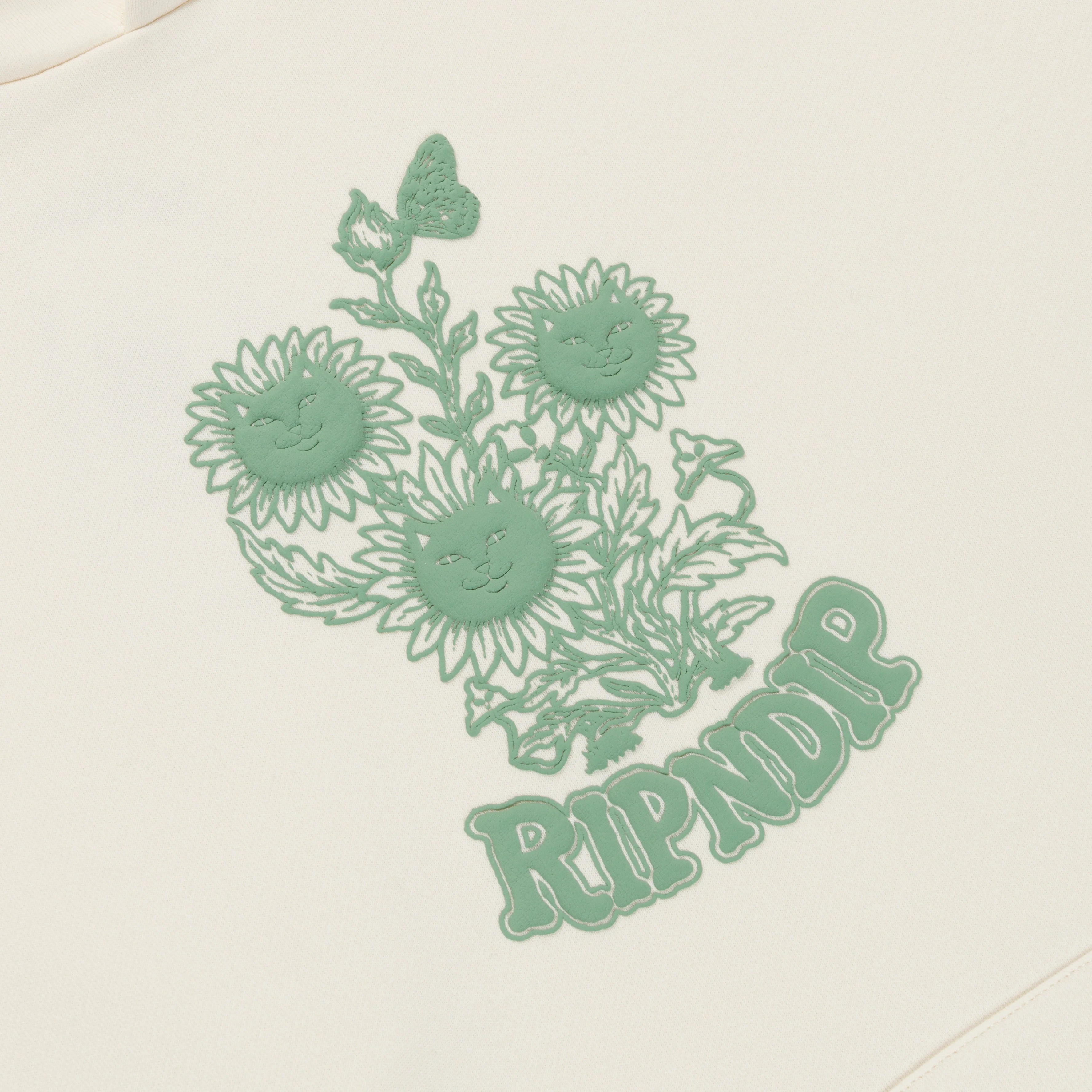 Where The Flowers Bloom Hoodie (Bone) - Image 3