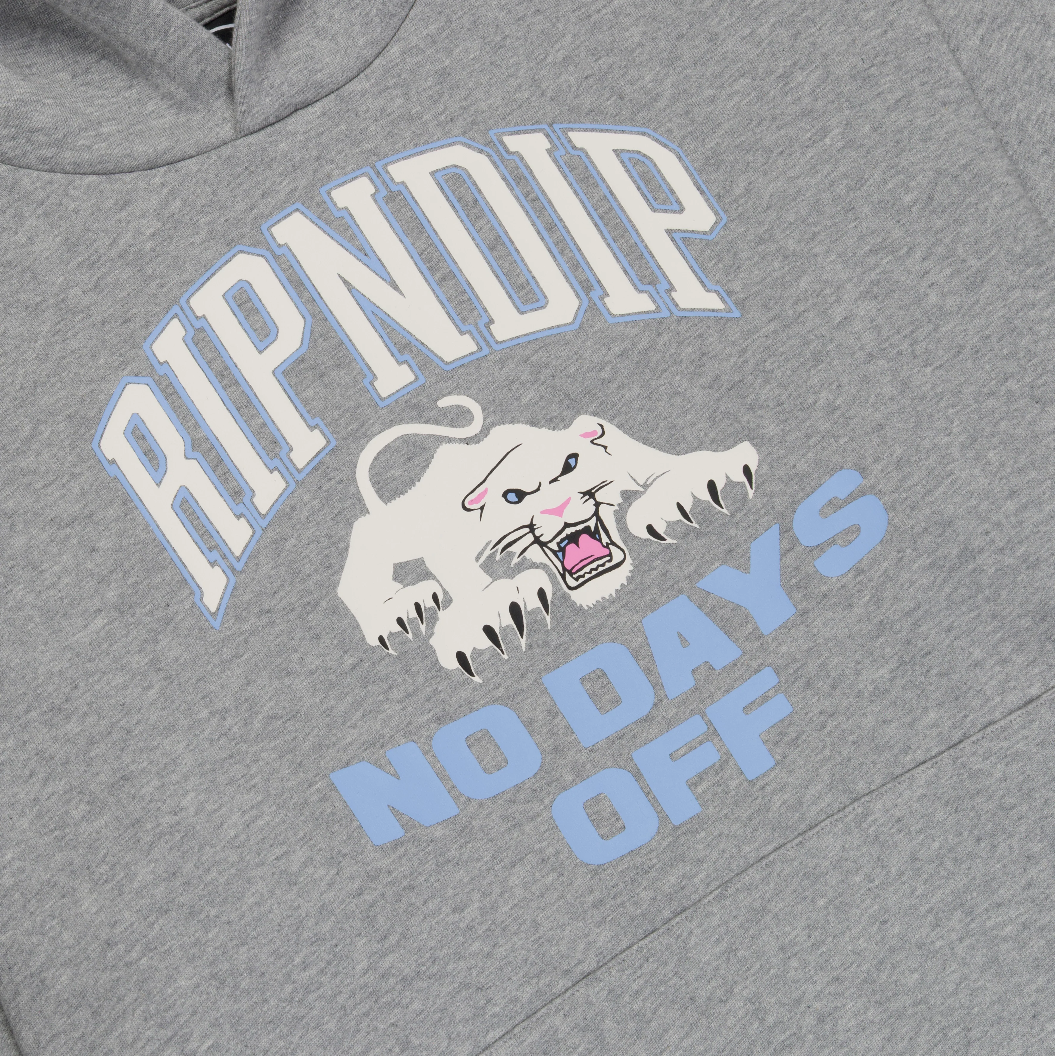 White Panther Hoodie (Heather Grey) - Image 2