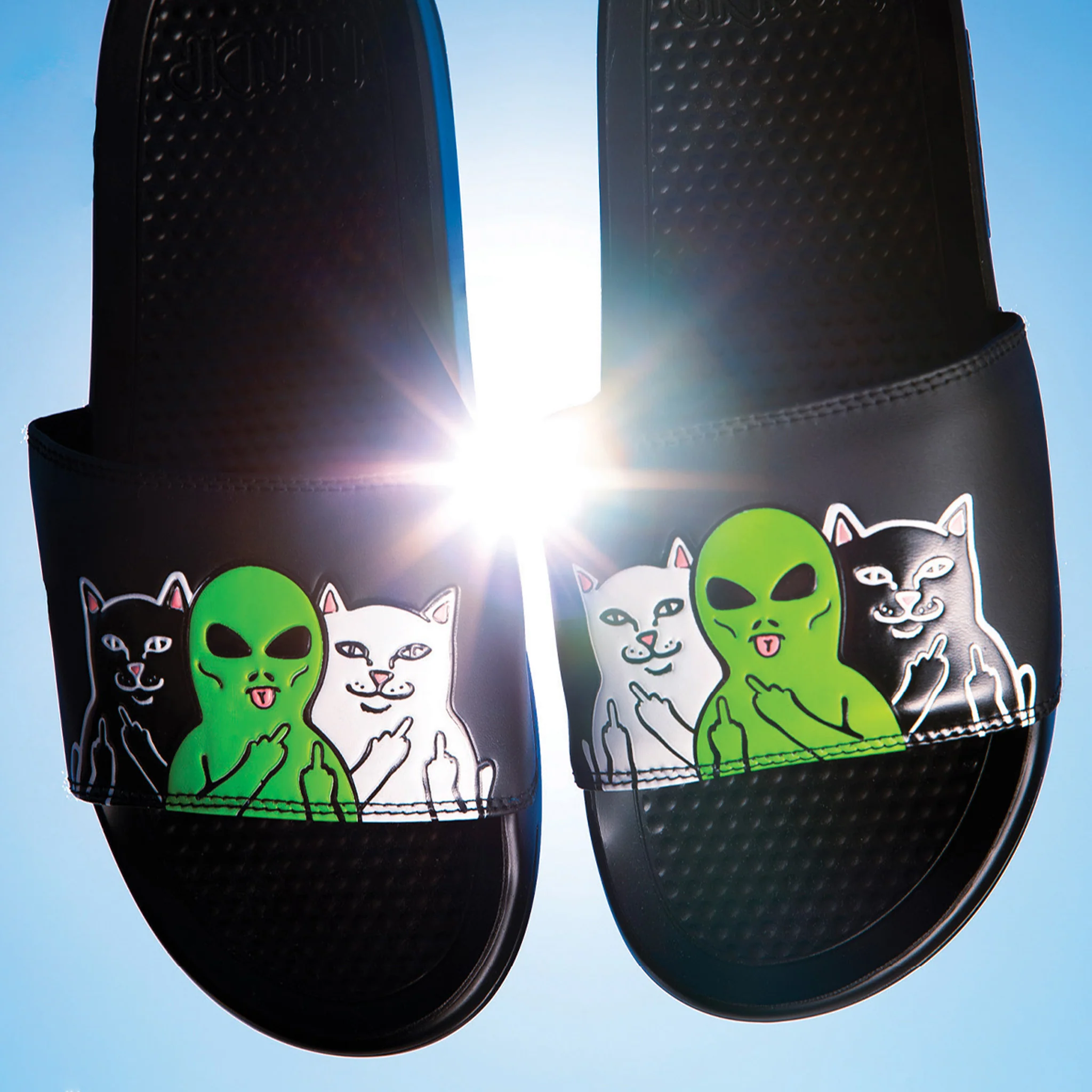 Whole Gang Slides (Black) - Image 2