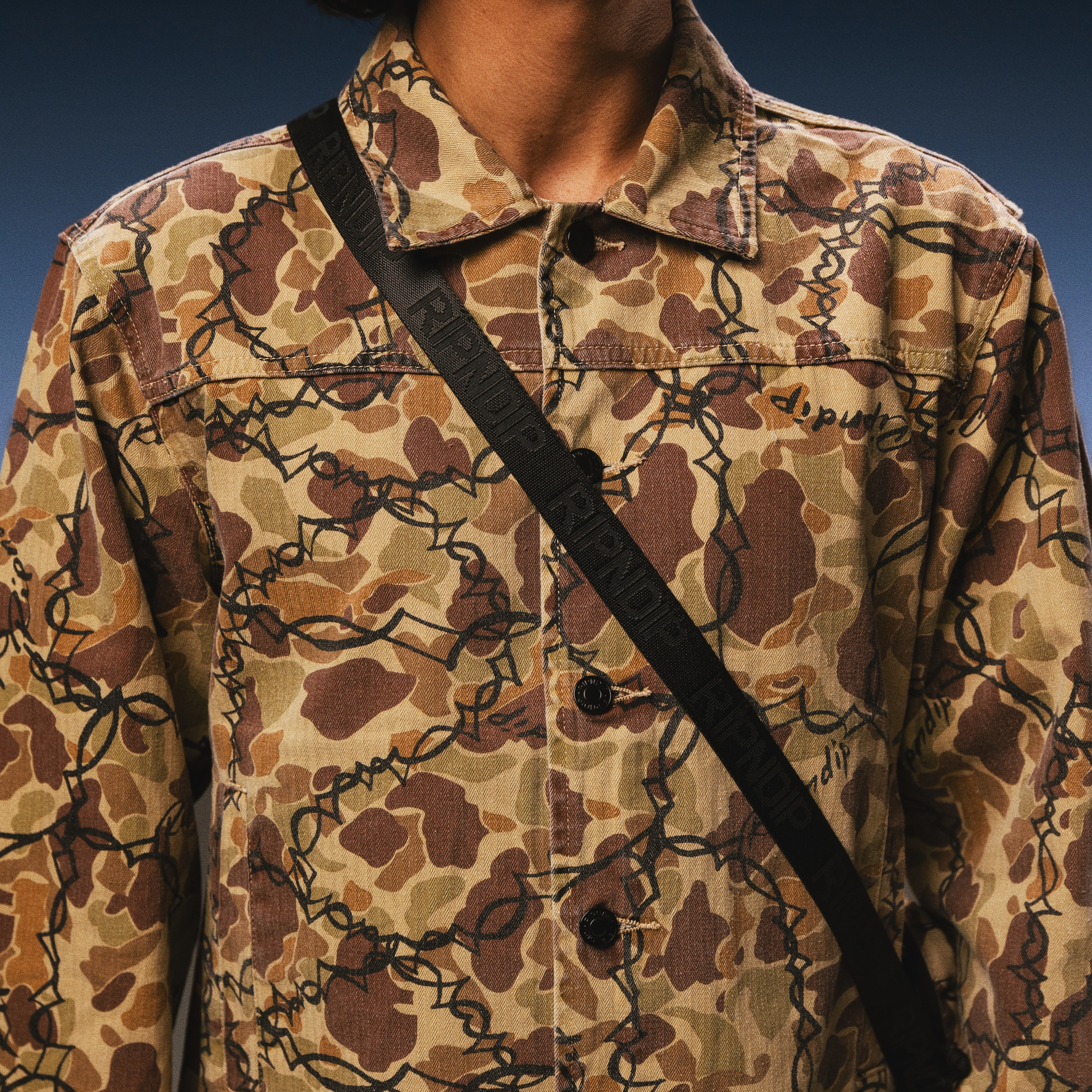 Wired Button Up Jacket (Tan Camo) - Image 2