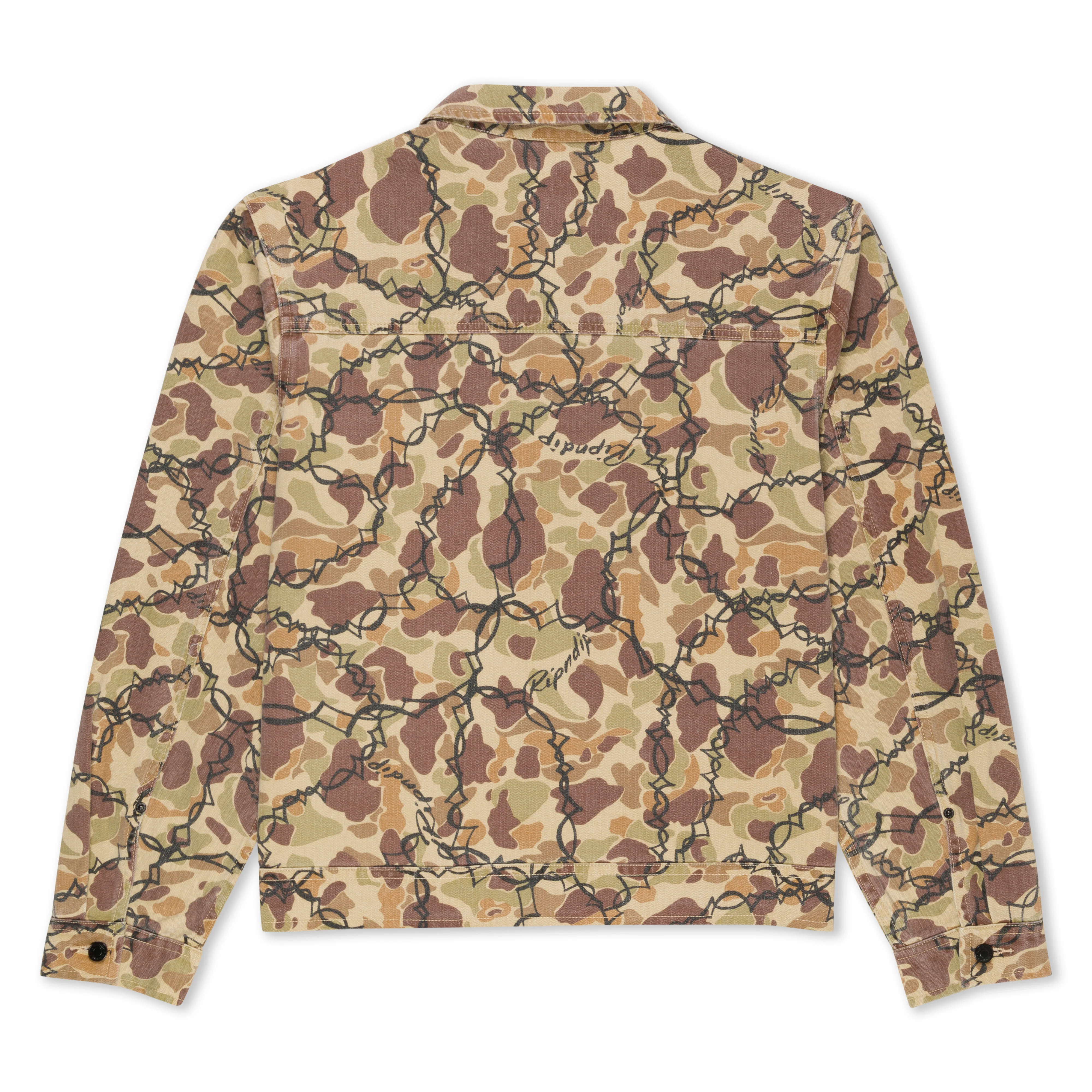 Wired Button Up Jacket (Tan Camo) - Image 5