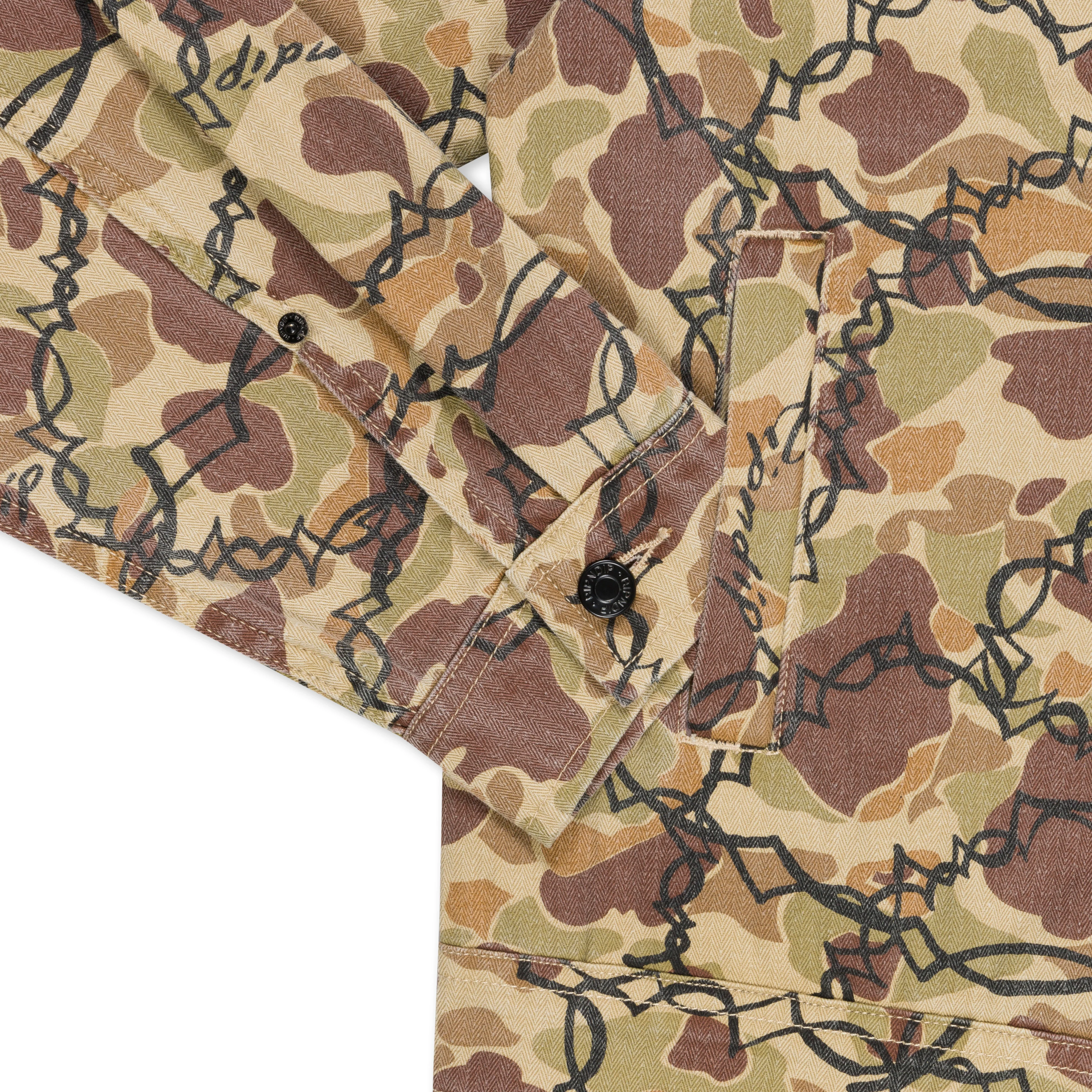 Wired Button Up Jacket (Tan Camo) - Image 7