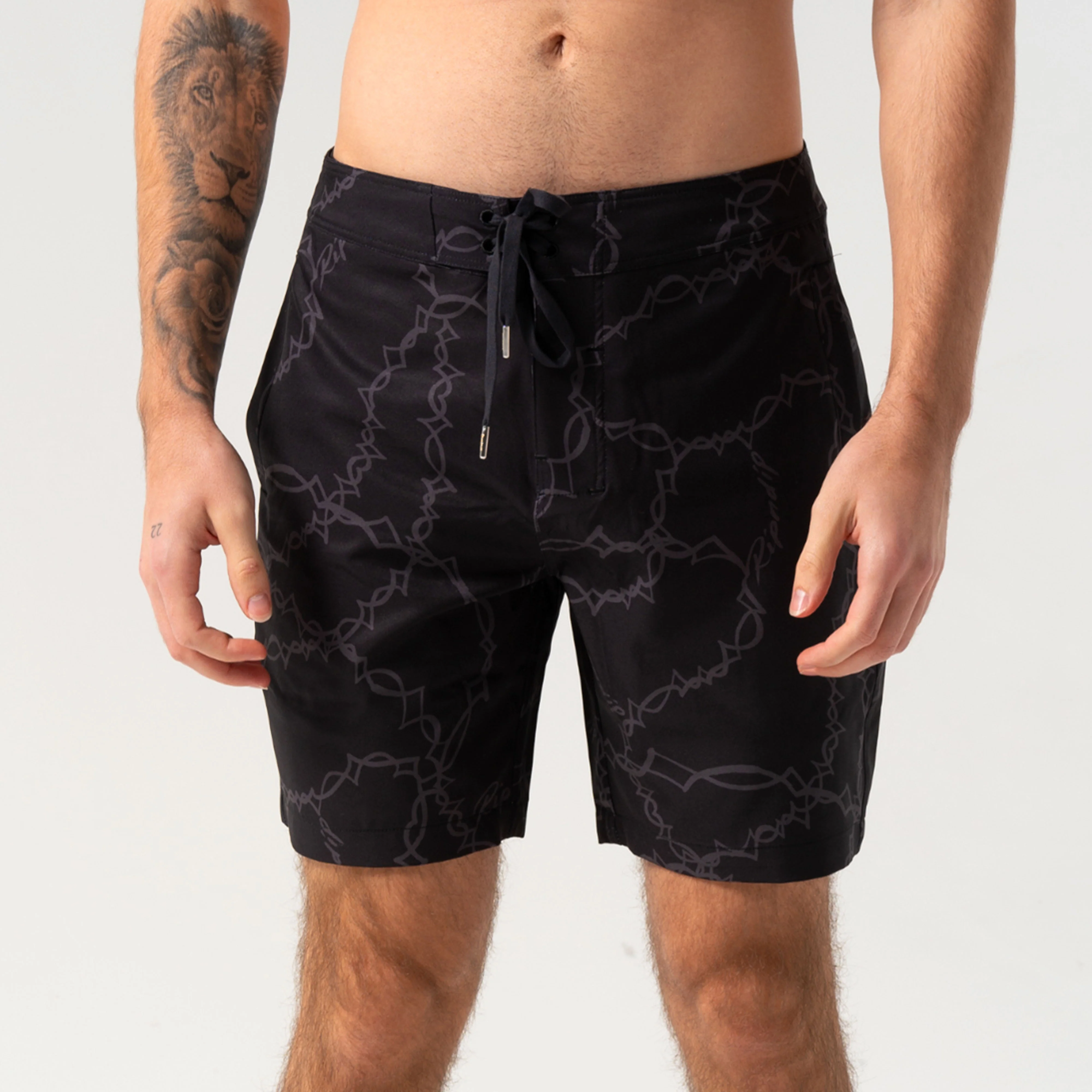 Wired Swim Shorts (Black) - Image 2