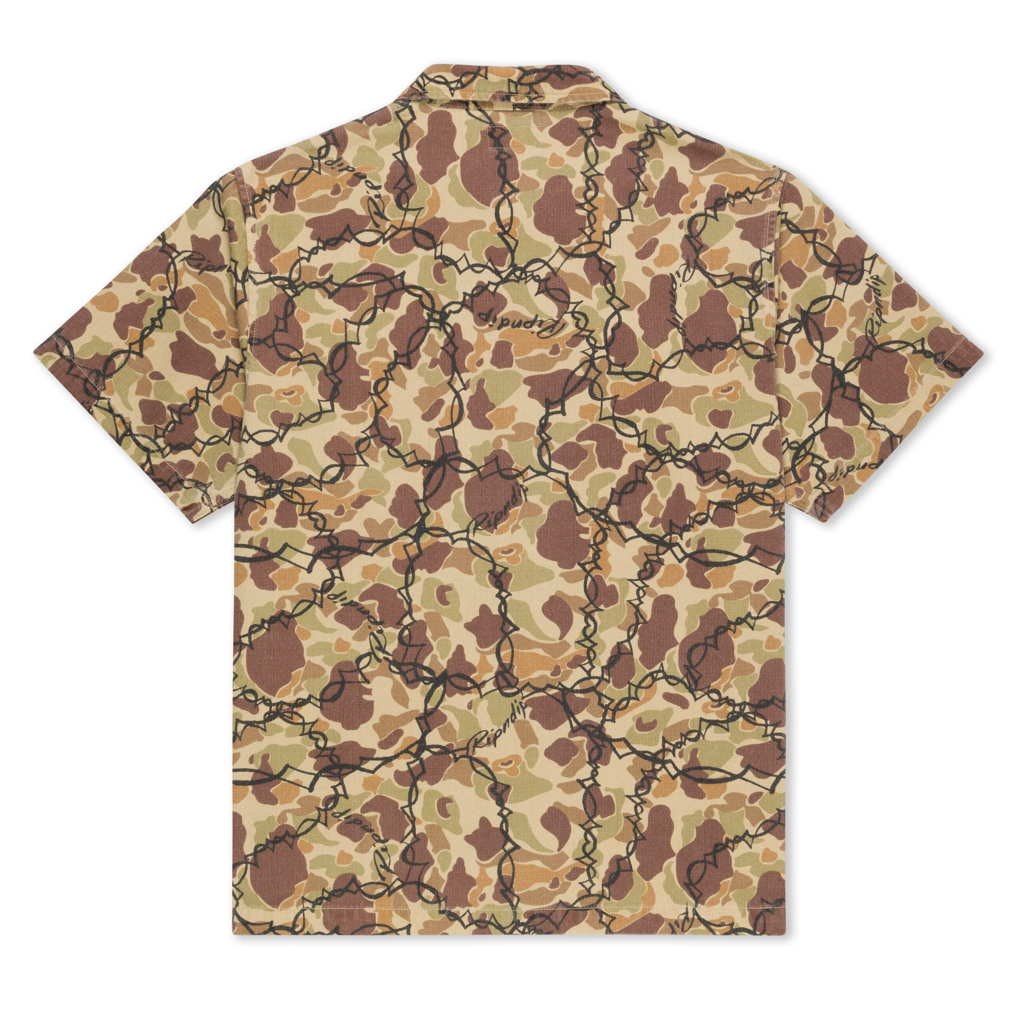 Wired Zip Up Shirt (Tan) - Image 3