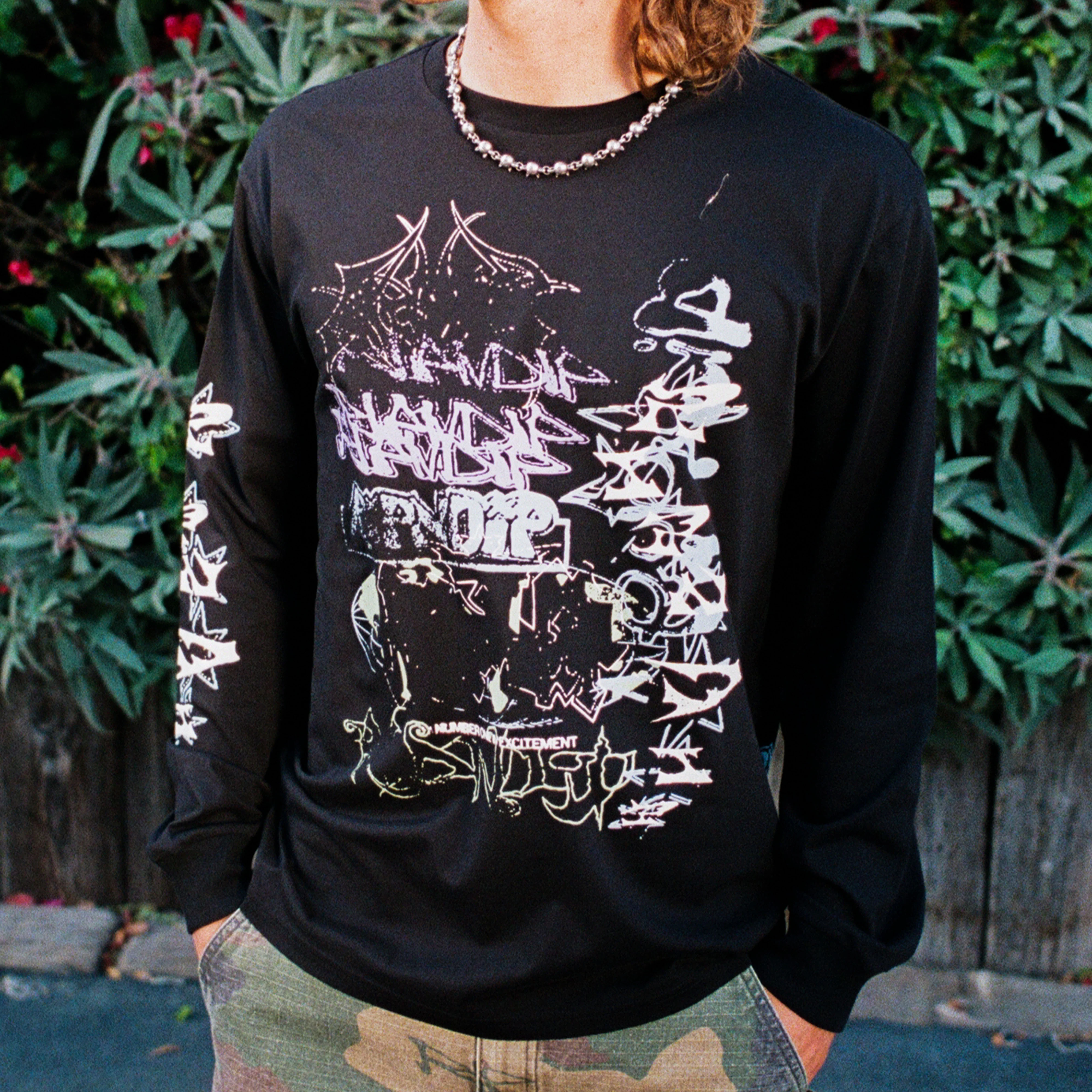 World Wide Madness Long Sleeve (Black) - Image 2