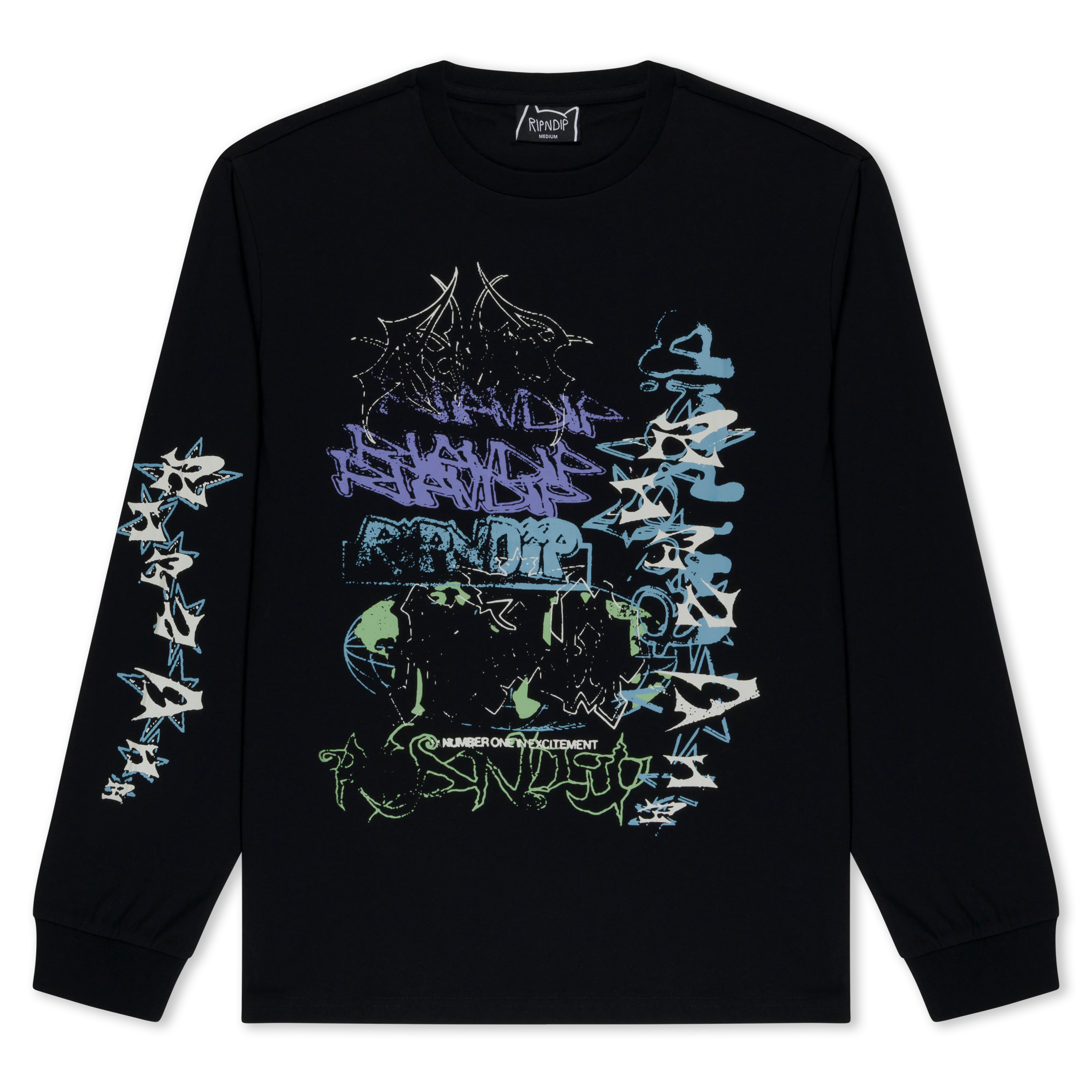 World Wide Madness Long Sleeve (Black) - Image 5