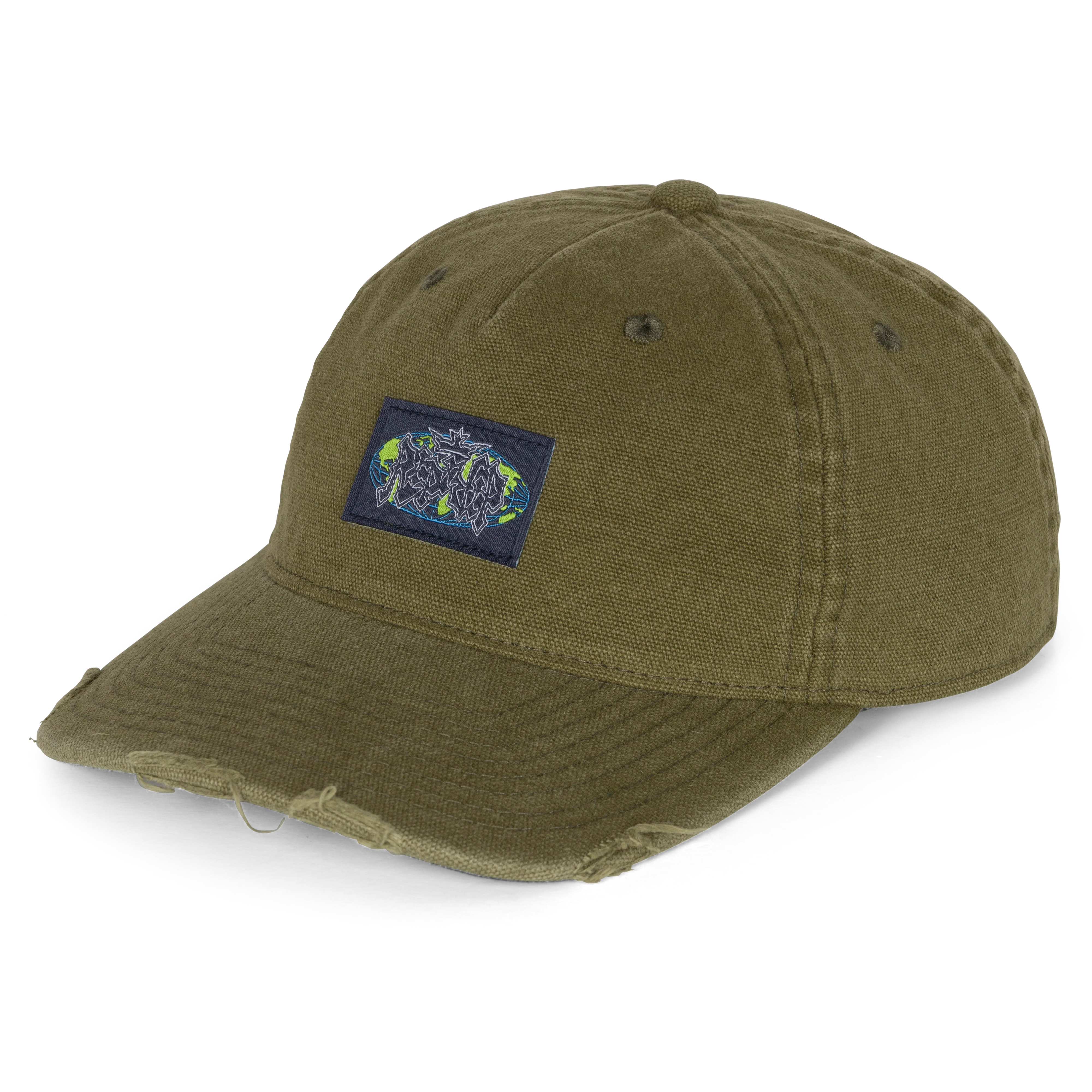 Worldwide Madness Snapback (Olive) - Image 4