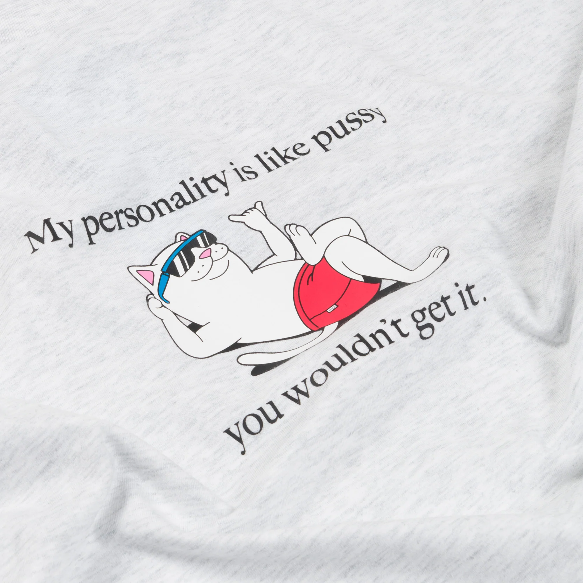 Wouldnt Get It Tee (Ash Heather) - Image 2