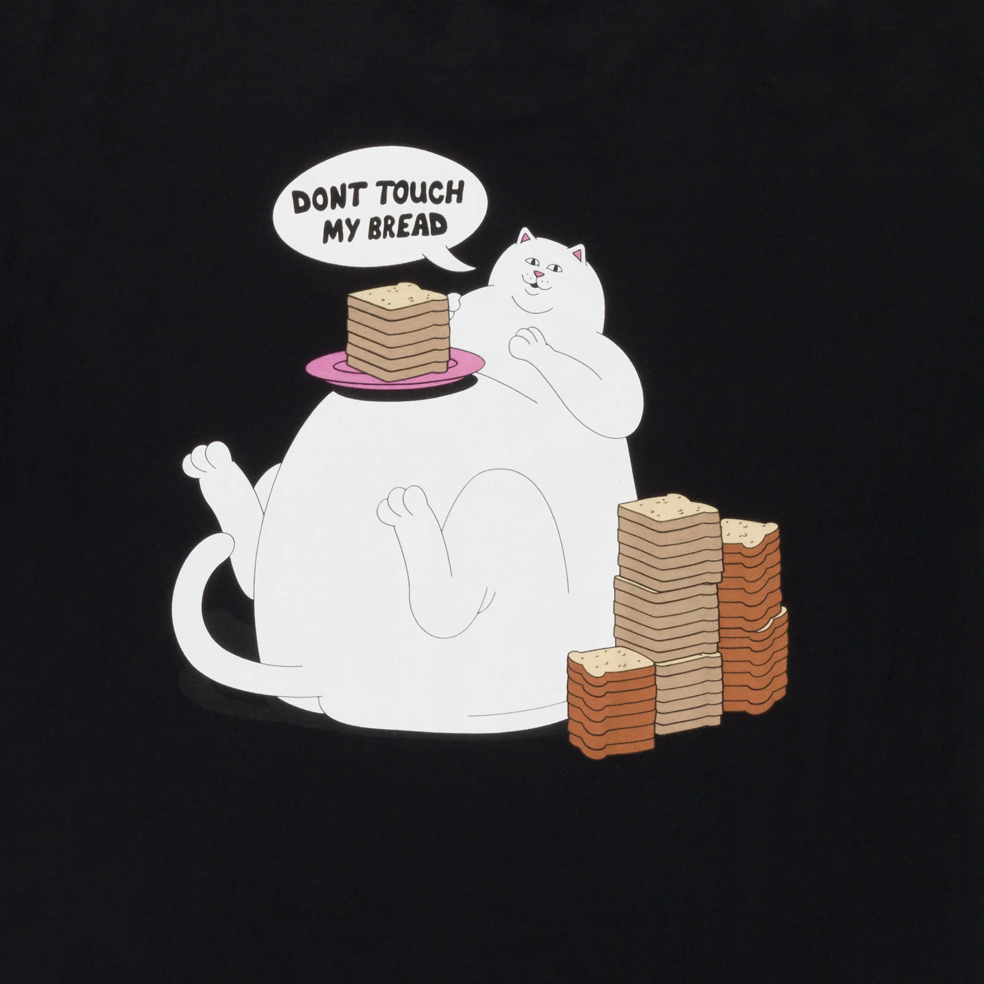 Yay Bread Tee (Black) - Image 4