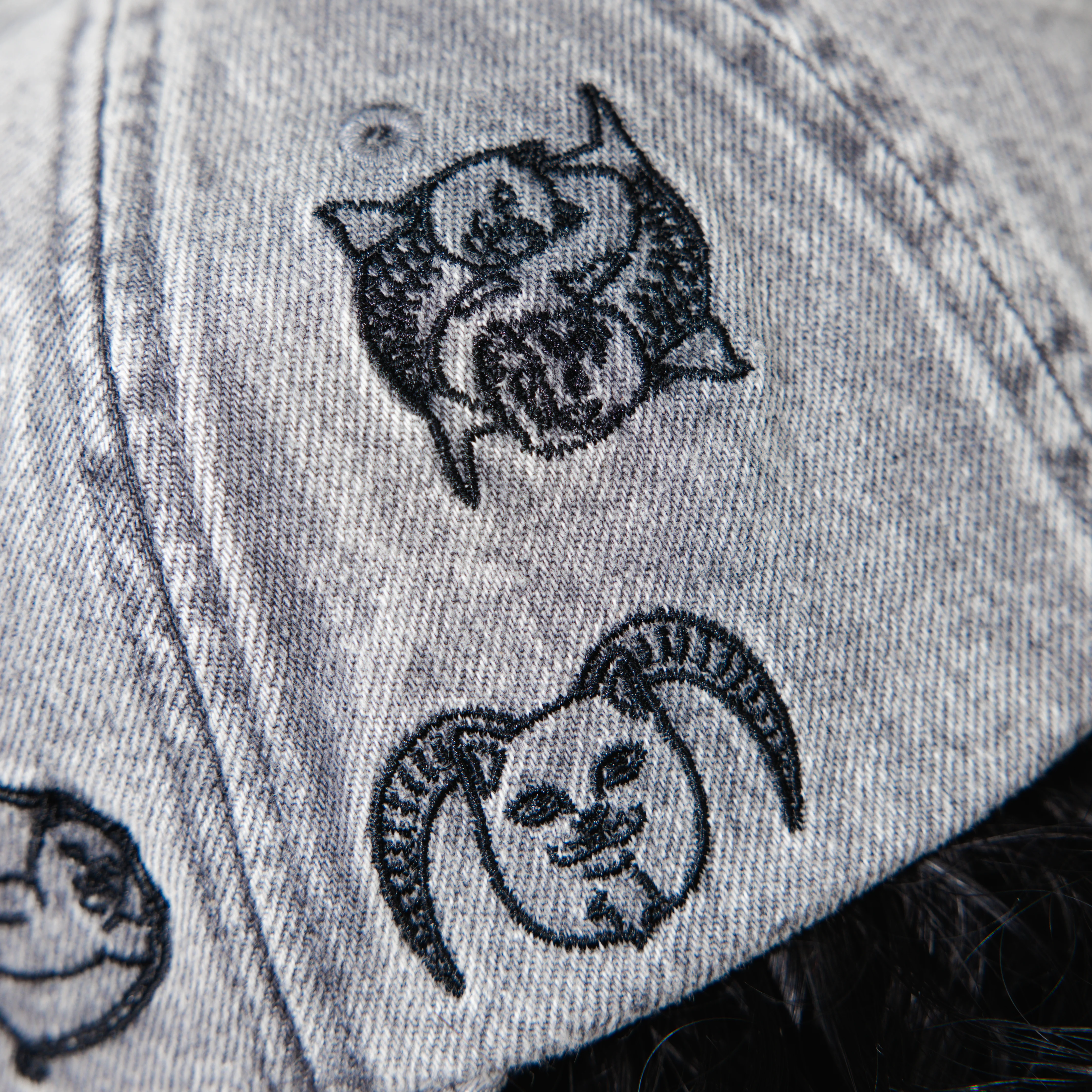 Zodiac Mucho 6 Panel (Black Washed Denim) - Image 5
