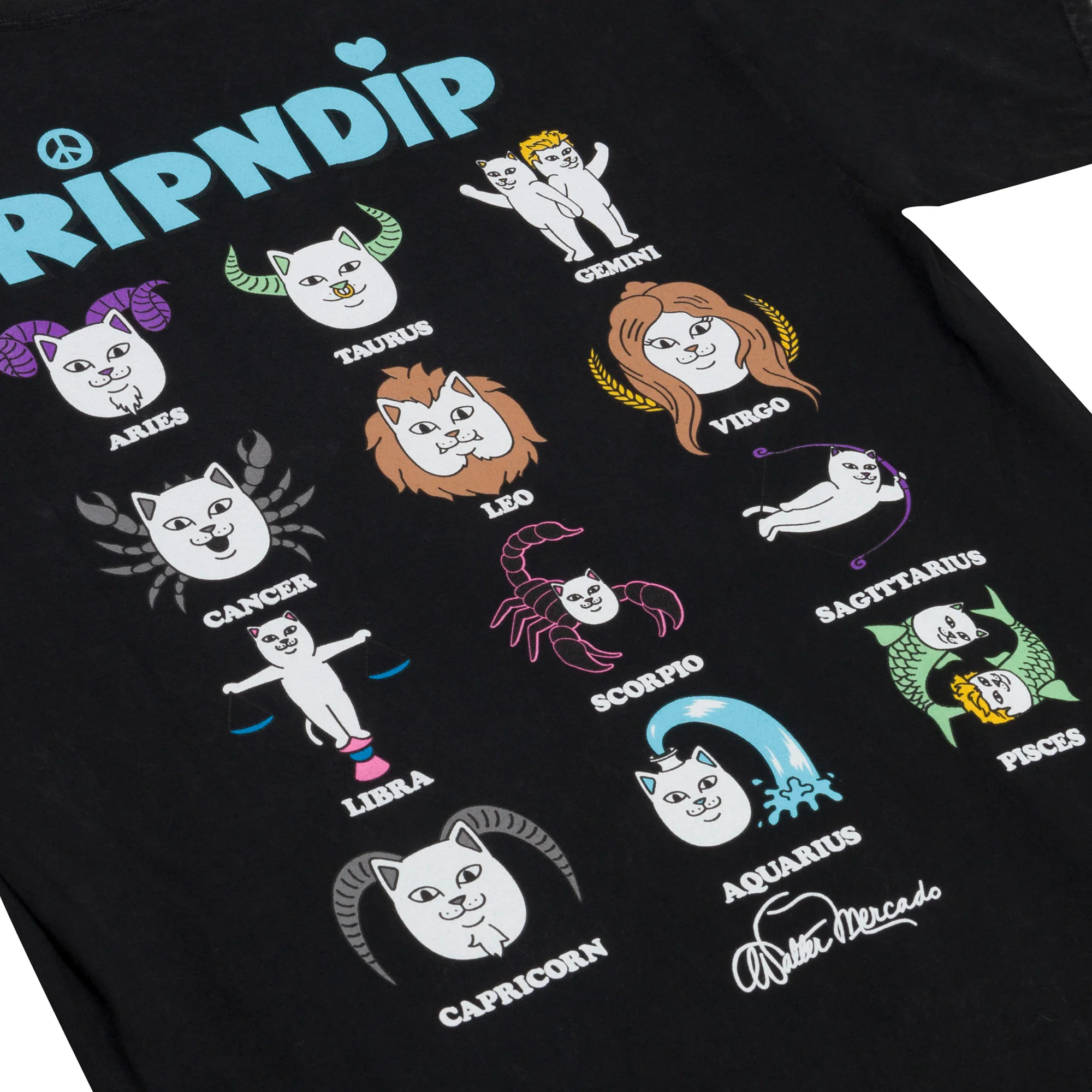 Zodiac Tee (Vintage Black) - Image 4